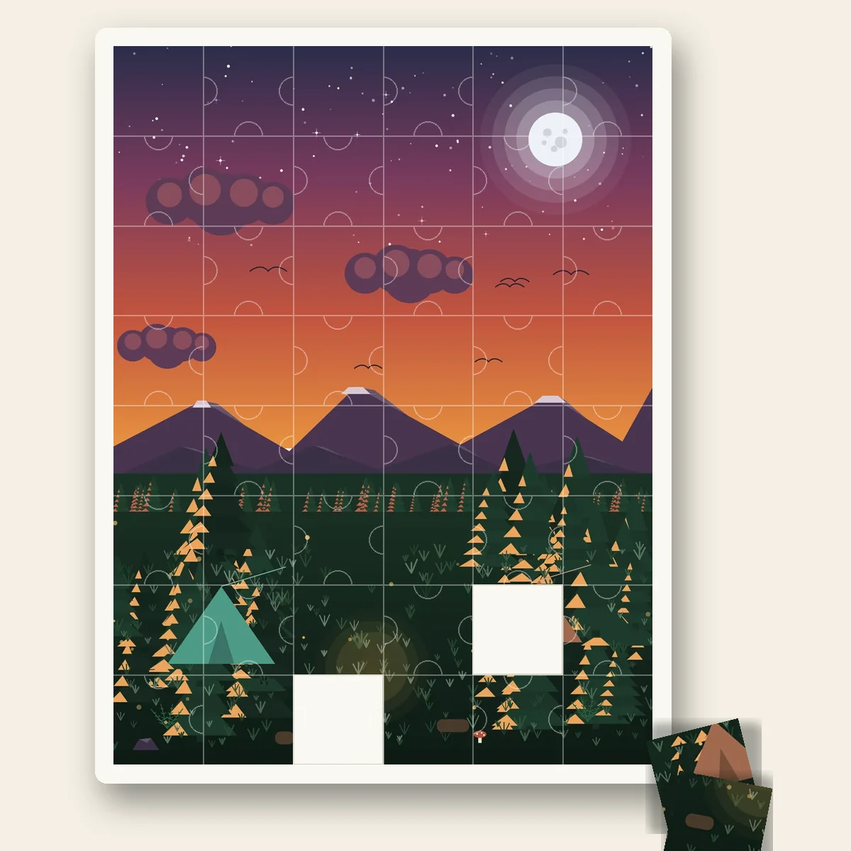 Evening Pines jigsaw puzzle