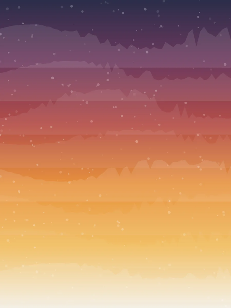 Sunset Gradient jigsaw puzzle art, A slow melt from dusk plum to warm cream, the classic calm-down puzzle.