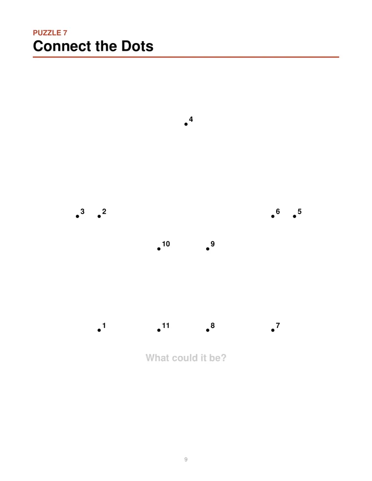 Sample interior page from Large Print Dot-to-Dot